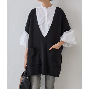 ニット 《ビアズリー》Vネックニットベスト