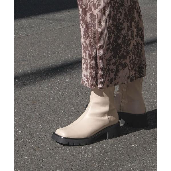 ブーツ 「レイン対応」厚底ストレッチブーツ/NM22666 レディース