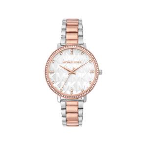 MICHAEL KORS アナログ腕時計 ホワイト/ゴールド MICHAEL KORS（マイケルコース） 腕時計 腕時計 レディース アナログ