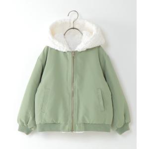 ikka（イッカ） ブルゾン アウター 「2WAY」キルトボアリバーシブル