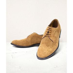 シューズ ドレスシューズ メンズ GUIONNET WING TIP DERBY SUEDE ギオネ ウィングチップ ダービー スエード 外羽根 ドレ｜zozo