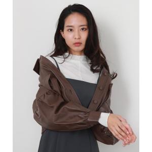 ジャケット ライダースジャケット レザーショートジャケット