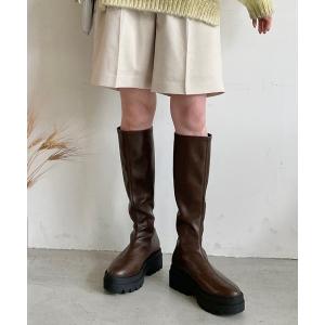 ブーツ ストレッチロングブーツ　163867 レディース