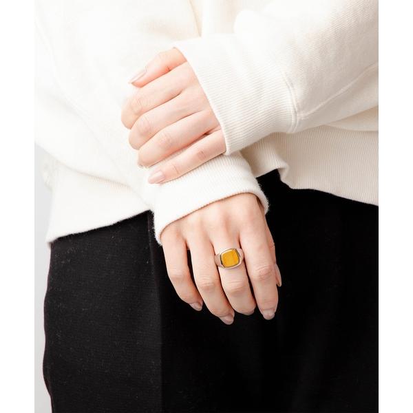 指輪 レディース TOM WOOD cushion tiger eye ring トムウッド クッシ...