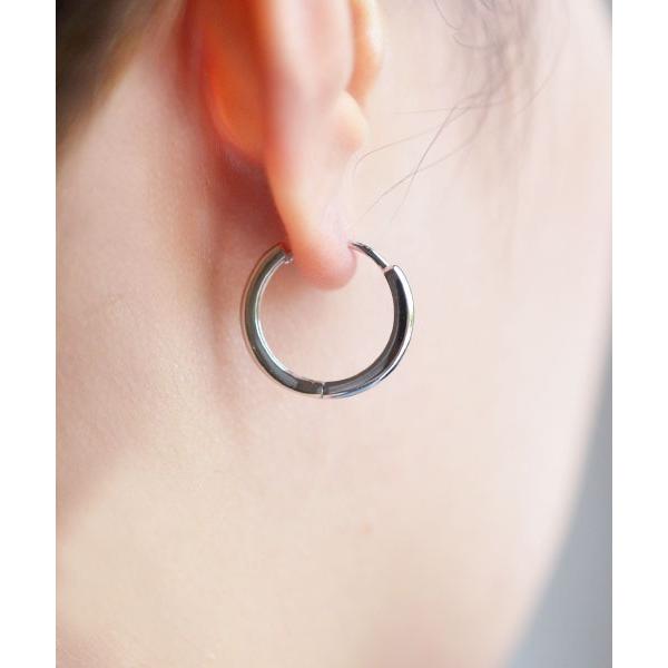 ピアス シンプリーフープピアス  Silver925 レディース メンズ