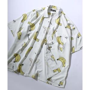 シャツ ブラウス メンズ Oversize Drop shoulder open color banana shirt/別注 オーバーサイズ ドロップ