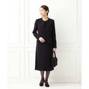 パンツ スーツ 【喪服・WEB限定】ノーカラージャケット・ペプラム