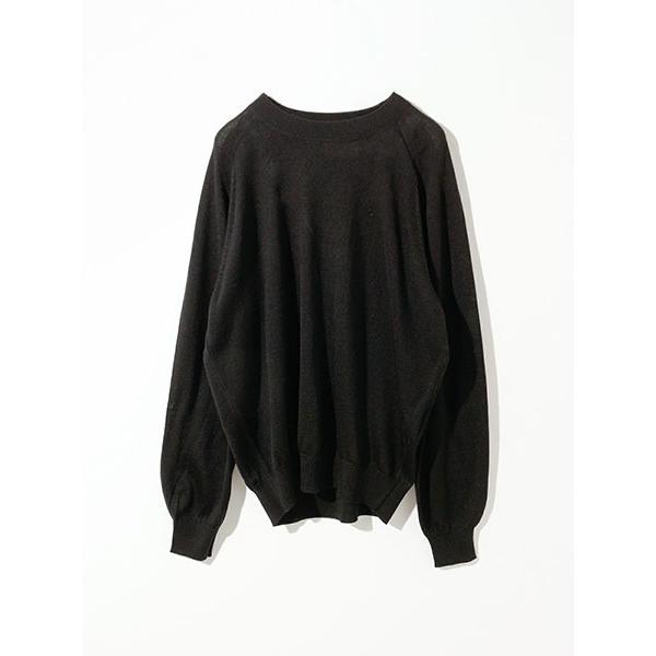 セーター ニット 「MEN」クルーネックワイドプルオーバー メンズ