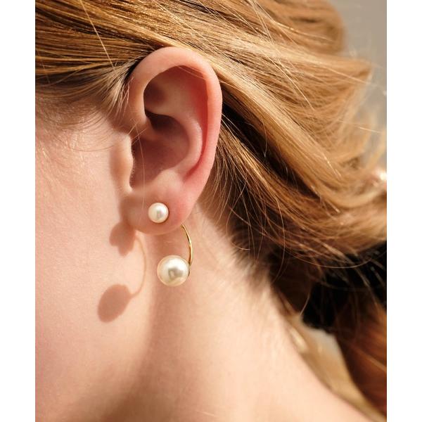 イヤリング パールフックマグネットピアス レディース