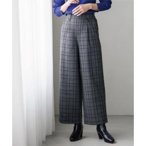 パンツ ONにもOFFにも！秋の定番ワイドパンツ