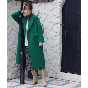 コート チェスターコート 【横田ひかるさん着用】【S Size Line】◆ビーバーメルトンロングチェスターコート