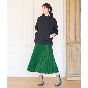 スカート 「14色展開/洗える」ウーリッシュ プリーツスカート レディース