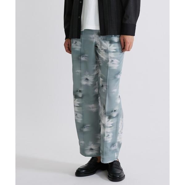 スラックス ブラーフラワーグラテパンツ メンズ