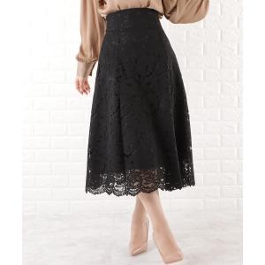 pumpkin port（パンプキンポート） スカート フラワーレース ナロー