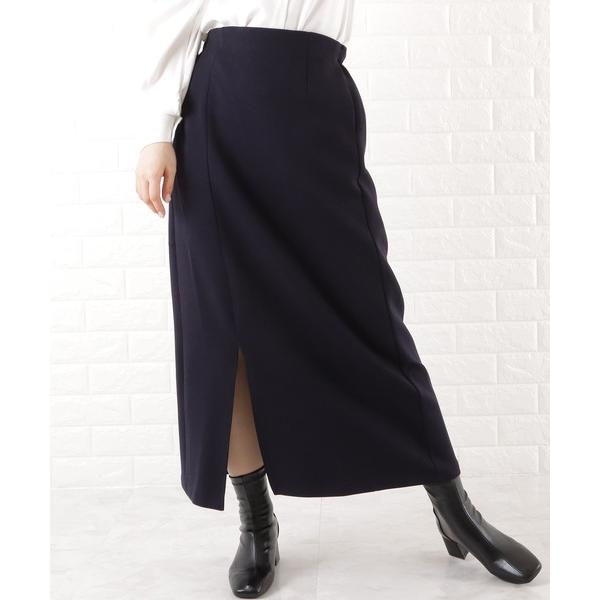 スカート Ｉラインペンシルロングスカート