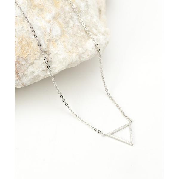 ネックレス 「amp japan/アンプジャパン」トライアングル シルバーネックレス メンズ