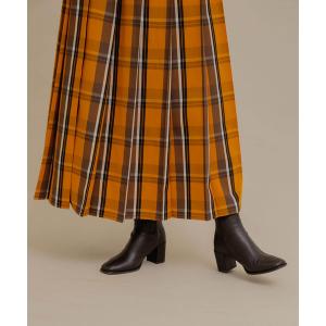 ブーツ スクエアトウセンターシームストレッチブーツ