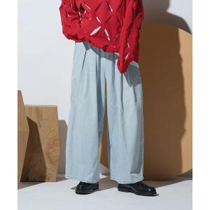 ジーンズ ワイド バギーデニムパンツ メンズ レディース