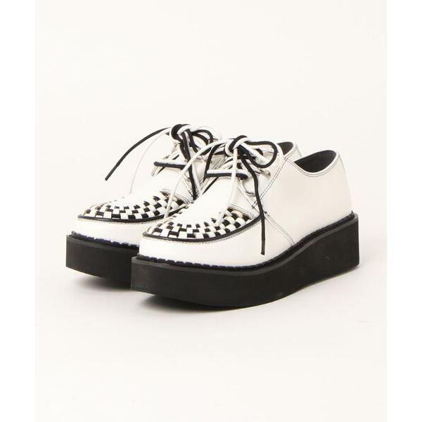 スニーカー 「YOSUKE/ヨースケ」厚底レースアップラバソスニーカー レディース