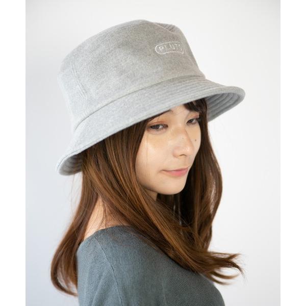 帽子 ハット メルトンPLUTO刺繍バケットハット レディース メンズ