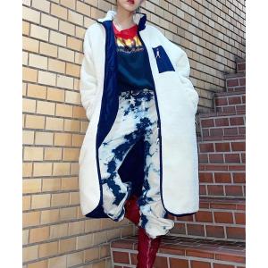 コート ムートンコート シープボア 裏キルト 中綿 ロングボアコート