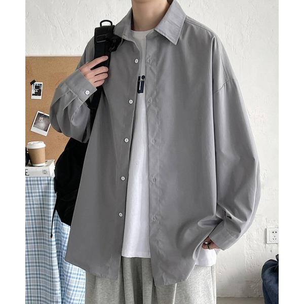 シャツ 「Bz」「WARAIJOGO」スーパーオーバーサイズ長袖シャツ メンズ レディース