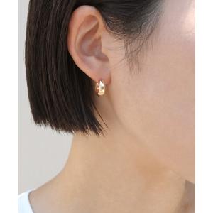 TAKE-UP（テイクアップ） ピアス K18/K10 ツキコウミニフープピアス