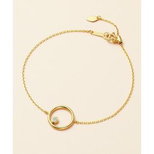 SIENA ROSE（シエナロゼ） ブレスレット 一粒ダイヤのデザインチェーン