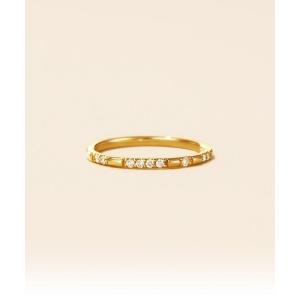 4℃ ヨンドシー リング K10 ピンクゴールド ホワイトゴールド