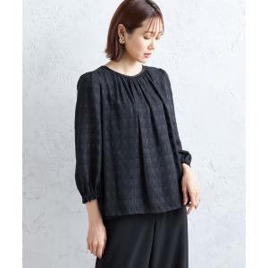 シャツ ブラウス レイヤードジャガードプルオーバー