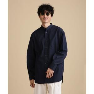 シャツ LB.03/シャンブレーバンドカラーリラックスシャツ メンズ