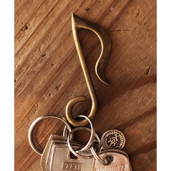 キーホルダー Classical Note Brass Keyholder 真鍮 キーホルダー