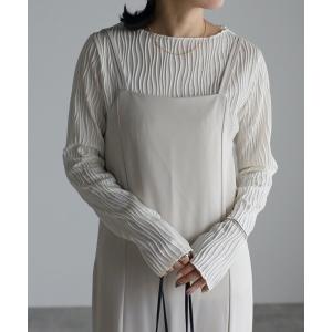 tシャツ Tシャツ ウェーブストライプメロウプルオーバー