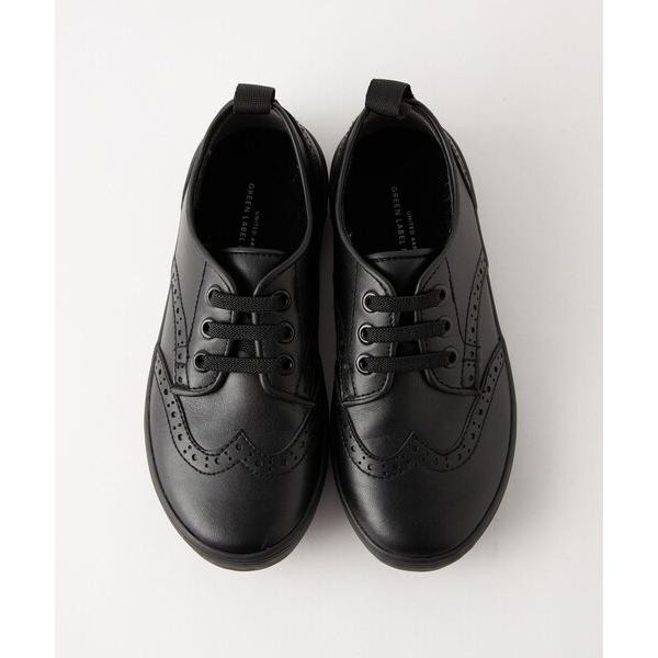 フォーマルシューズ 発表会 ウィングチップスニーカー 16.5-23cm キッズ 子供 男の子