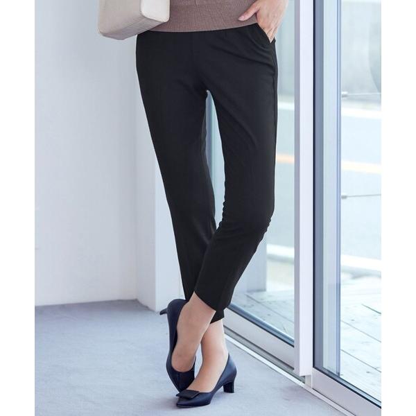 パンツ 「安田美沙子さん着用」T/R両面起毛ストレッチパンツ レディース