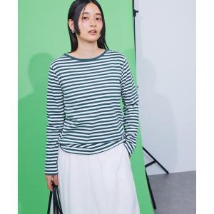 tシャツ Tシャツ ボーダークルーネックプルオーバー