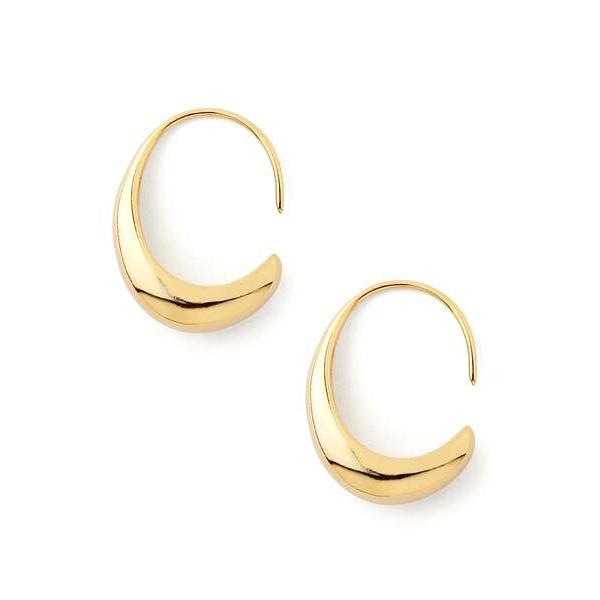ピアス ドロップメタルカールピアス レディース