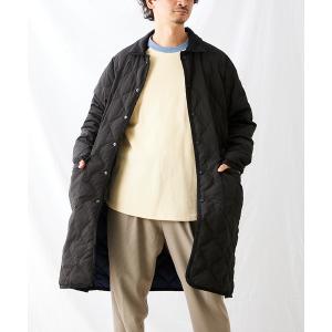 ステンカラーコート 別注 キルティングバルマカーンコート