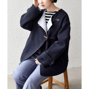 SHIPS any: リバー トグル ショート コート レディース
