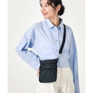 レディース ショルダーバッグ バッグ 3 ZIP CROSSBODY リサイクルドブラックJP