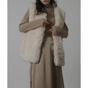 エコファー ジレ ベスト リバーシブル sankyo shokai（三京商会） ベスト ジレ ファーベスト エコファー