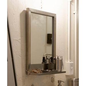 鏡 メンズ STAINLESS STEEL FRAME MIRROR WITH BRACKET S / ステンレス スチール フレーム ミラー ウィズ｜ZOZOTOWN Yahoo!店