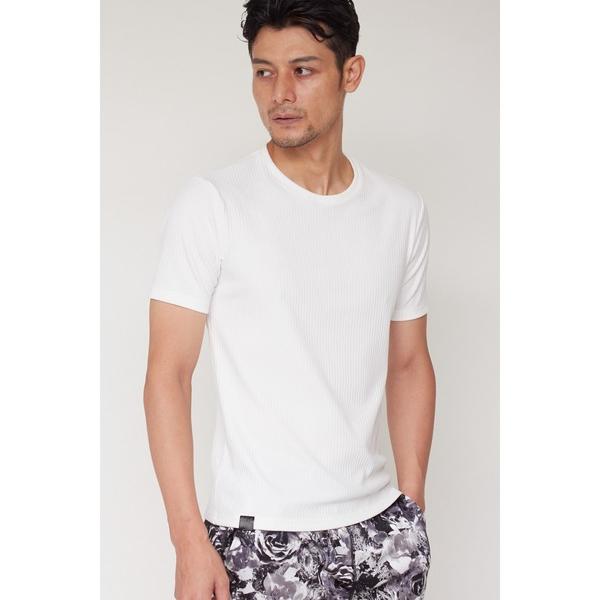 ルームウェア R by TORNADO MART∴ストレッチリブクルーネックTシャツ メンズ