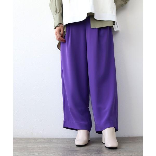 スラックス パンツ Sugar Rose / front tuck color pants(フロント...