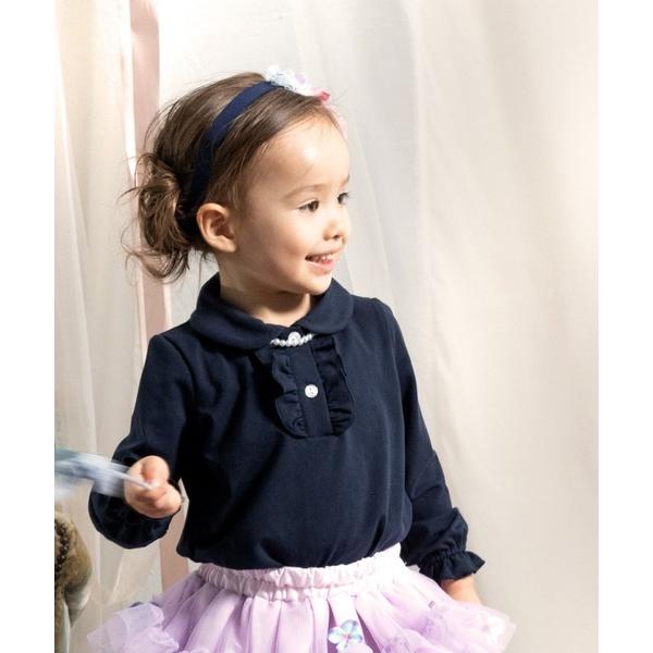 ブラウス シャツ 入学式 入園式 クラシカルフリルブラウス(80-130cm) キッズ 子供服 女の...