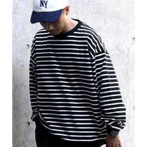 tシャツ Tシャツ ヘビーウェイトボーダーロンT