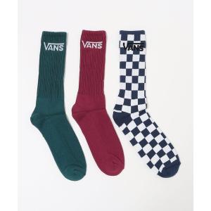 靴下 *【SHIPS限定】VANS: CLASSIC CREW ソックス (3点セット)｜zozo