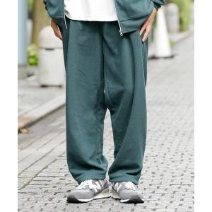 ワイドパンツ パンツ マイクロフリース リラックスワイドパンツ メンズ レディース