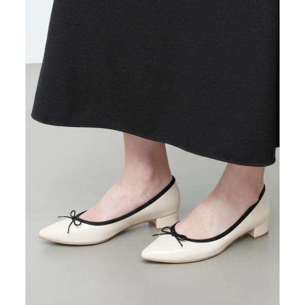 バレエシューズ パンプス 「レイン対応」RainyDay ポインテッドトゥヒールバレエシューズ(RB...