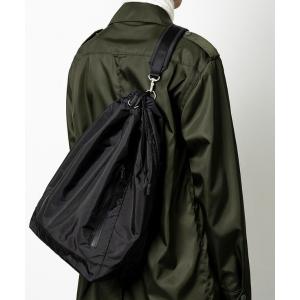 ショルダーバッグ 「ARULE/アルール」巾着口 止水ZIPバケットバッグ  ショルダーバッグ リュック「Y」「CN」 メンズ レディース